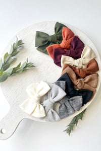 Linen Sophie Bows