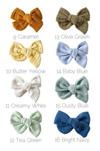 Load image into Gallery viewer, Gauze Sophie Bows (NEW COLORS!)