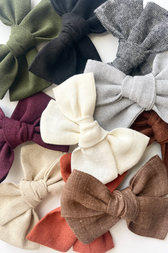 Linen Sophie Bows