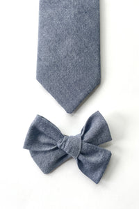 Chambray Necktie (Sizing for the entire family!)