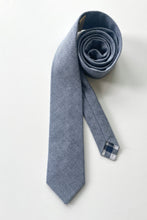 Load image into Gallery viewer, Chambray Necktie (Sizing for the entire family!)