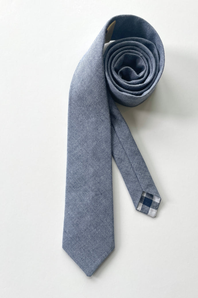 Chambray Necktie (Sizing for the entire family!)