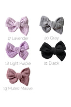 Load image into Gallery viewer, Gauze Sophie Bows (NEW COLORS!)