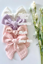Load image into Gallery viewer, Bubble Gauze Gwen Bows (see our Sophies that match!)