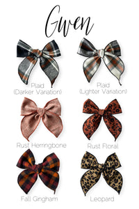 Fall Gwen Bows