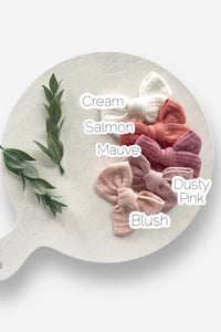 Bubble Gauze Sophie Bows (see our Gwens that match!)