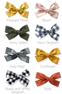 Fall Cora Bows