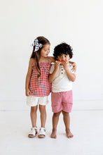 Load image into Gallery viewer, Chambray Striped Gwen Bow