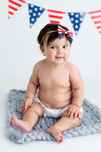 Load image into Gallery viewer, Stars and Stripes Sailor Bow
