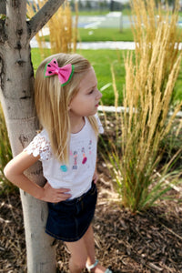 Classic Watermelon Tulle Bows