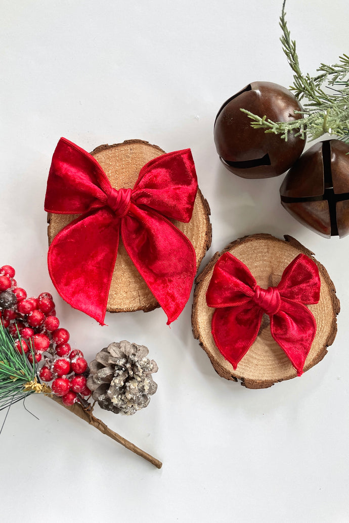 Red Velvet Bows